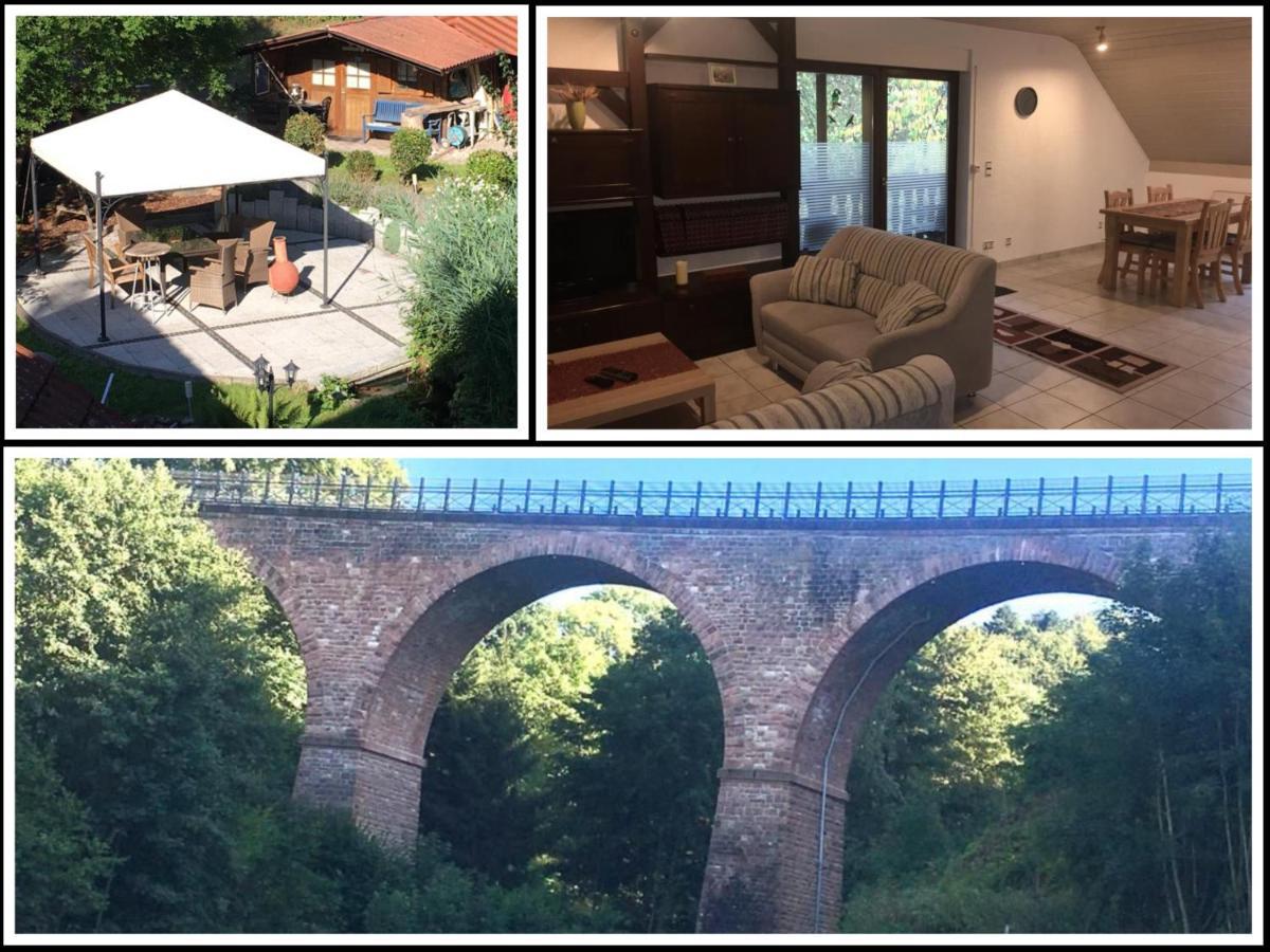 Ferienwohnung Am Viadukt Wald-Michelbach Exteriör bild