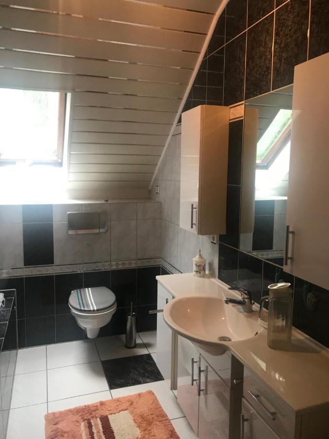 Ferienwohnung Am Viadukt Wald-Michelbach Exteriör bild