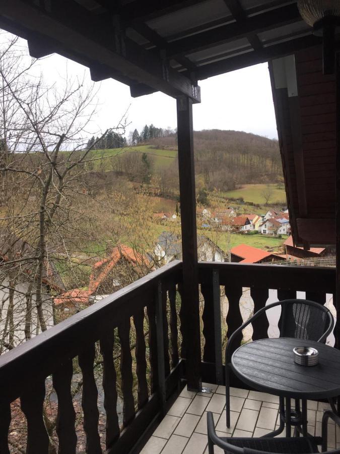 Ferienwohnung Am Viadukt Wald-Michelbach Exteriör bild